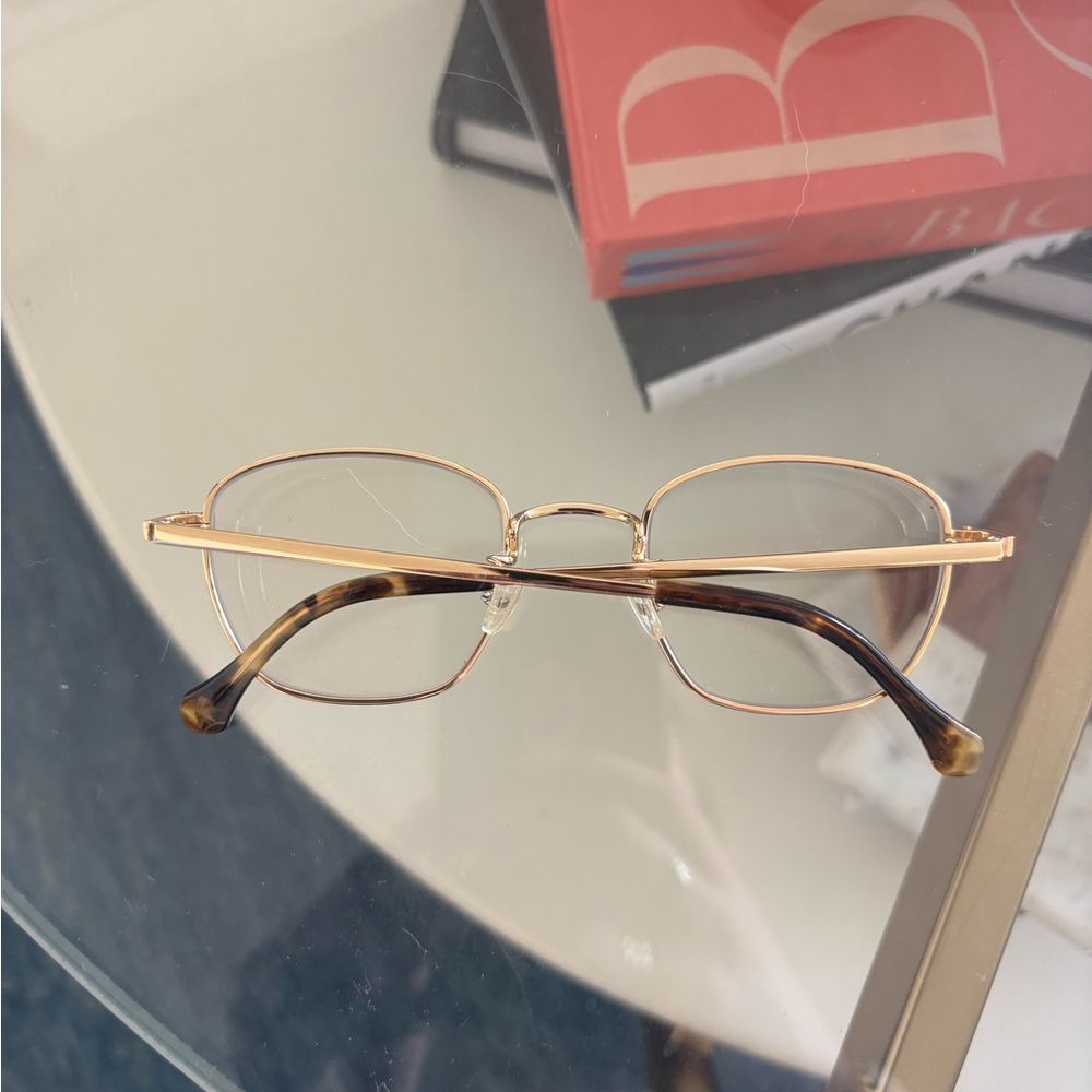 Gold and Tortoiseshell Blue Light Glasses